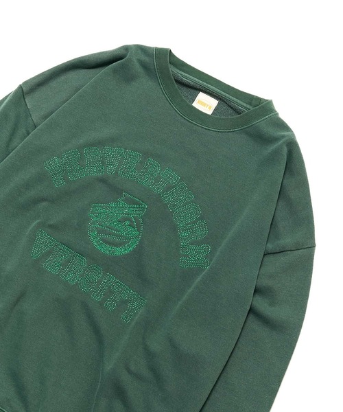 WHO'S WHO gallery（フーズフーギャラリー）の「【KOOKY'N/クーキー】IVYカレッジ刺繍スウェットクルー（スウェット・レディース・アッシュグレー/ブラック/ネイビー/グリーン・FREE）」の21枚目の写真