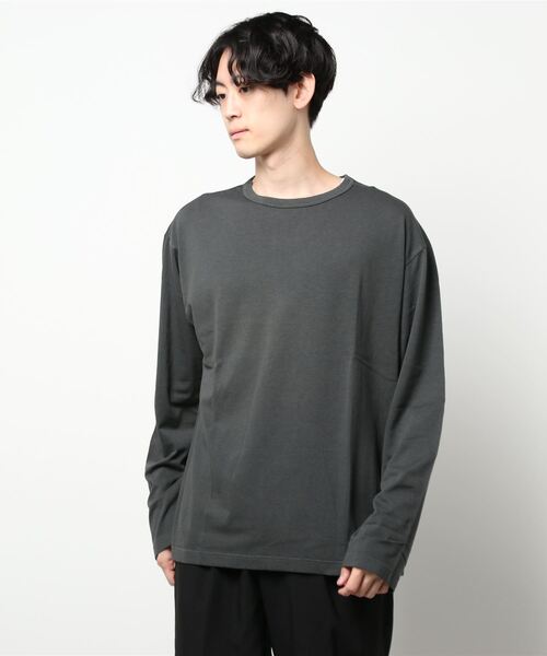 alvana アルヴァナ　カシミア混　ロンT ロングスリーブ　Tシャツ alvana（アルヴァナ）の「【alvana】〈別注〉カシミヤ天竺