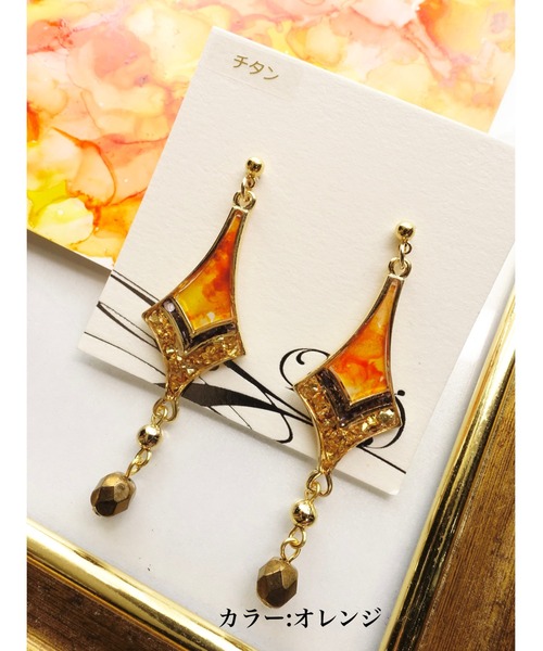 tone(トーン)の「【零-Rei-】瞬きシリーズ 魔法使いのピアス(MA)(ピアス(両耳用)・レディース・グリーン/パープル/レッド/イエロー/ブルー/ターコイズブルー/シルバー/オレンジ/ピンク/グリーン系その他・FREE)」の9枚目の写真