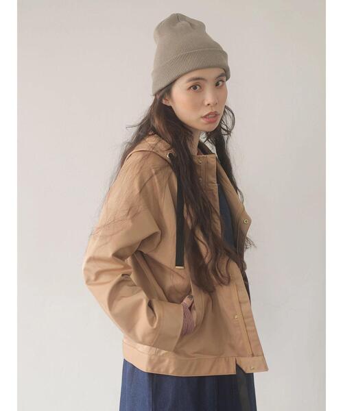 Green　Parks（グリーンパークス）の「・ニットワッチ＊（ニットキャップ/ビーニー・レディース・チャコールグレー/グレー/アイボリー/モカ/ライトカーキ・FREE）」の15枚目の写真