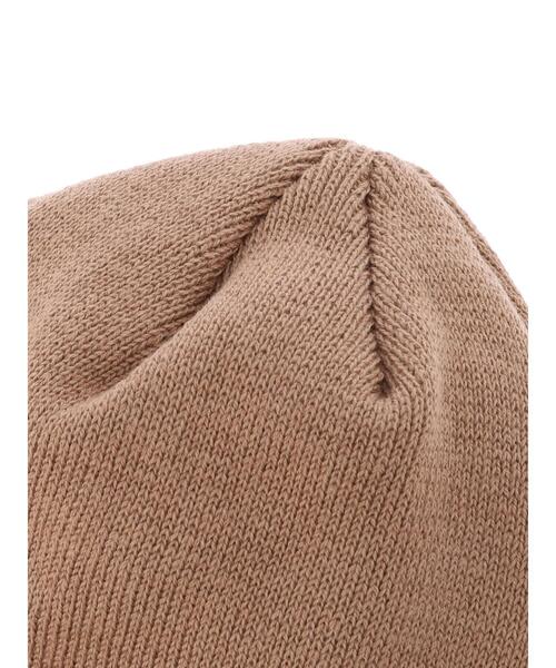 Green　Parks（グリーンパークス）の「・ニットワッチ＊（ニットキャップ/ビーニー・レディース・チャコールグレー/グレー/アイボリー/モカ/ライトカーキ・FREE）」の17枚目の写真