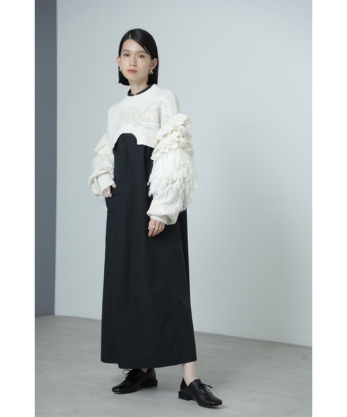 mici（ミチ）の「(mici)リブスリーブワンピース（ワンピース）」 - WEAR