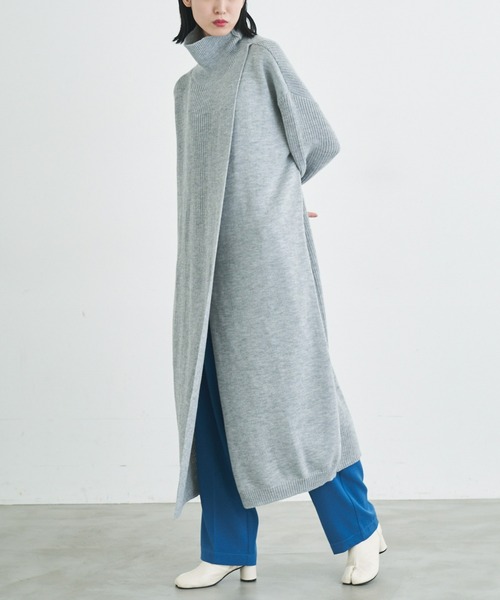 セール スリットタートルロングワンピース ワンピース Vacancy ヴァカンシー のファッション通販 Zozotown