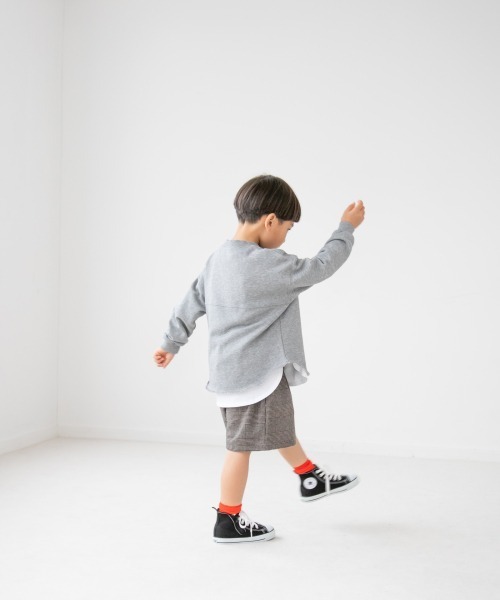 LOWRYS FARM（ローリーズファーム）の「ナンバリングウラケプルオーバー　256717（スウェット・キッズ・ネイビー/グレー/グリーン・110cm/120cm/130cm）」の5枚目の写真