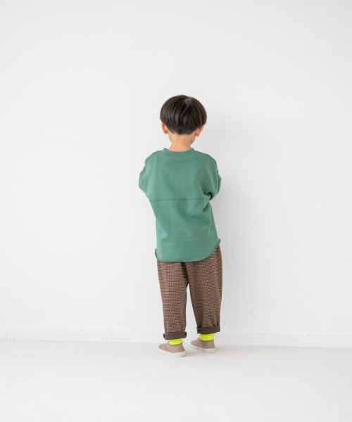 LOWRYS FARM（ローリーズファーム）の「ナンバリングウラケプルオーバー　256717（スウェット・キッズ・ネイビー/グレー/グリーン・110cm/120cm/130cm）」の8枚目の写真