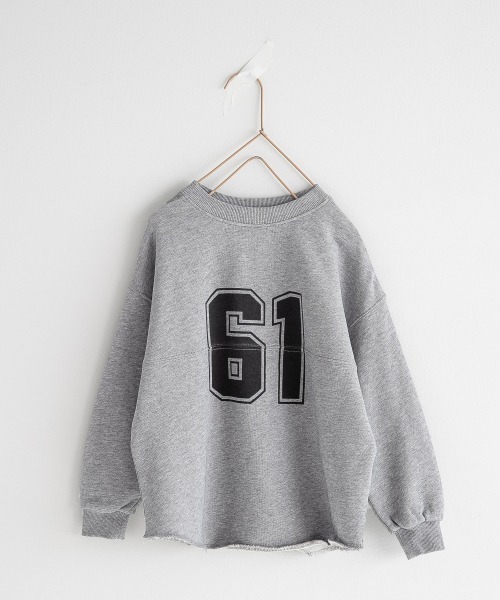 LOWRYS FARM（ローリーズファーム）の「ナンバリングウラケプルオーバー　256717（スウェット・キッズ・ネイビー/グレー/グリーン・110cm/120cm/130cm）」の9枚目の写真