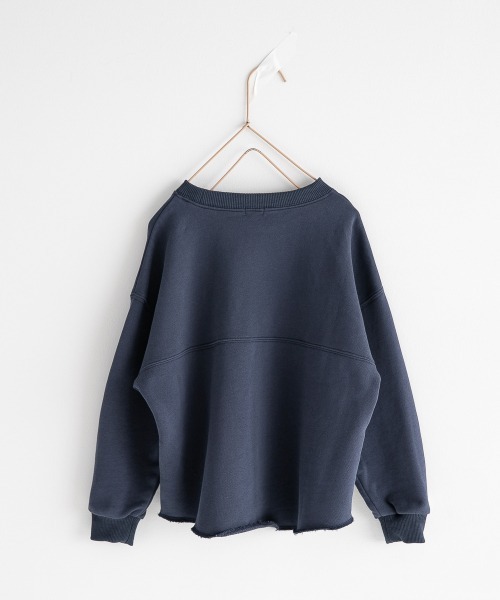 LOWRYS FARM（ローリーズファーム）の「ナンバリングウラケプルオーバー　256717（スウェット・キッズ・ネイビー/グレー/グリーン・110cm/120cm/130cm）」の11枚目の写真