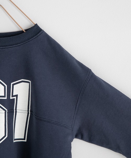 LOWRYS FARM（ローリーズファーム）の「ナンバリングウラケプルオーバー　256717（スウェット・キッズ・ネイビー/グレー/グリーン・110cm/120cm/130cm）」の13枚目の写真