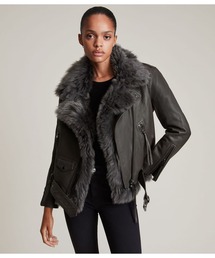 LUNA 4-IN-1 SHEARLING BIKER JACKET | LUNA 4-IN-1 シアリング バイカー ジャケット