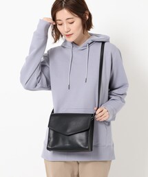 BASECONTROL | ◆レザータッチ 軽量 フラップミニショルダーバッグ(ショルダーバッグ)