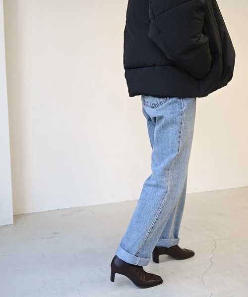 CANAL JEAN（キャナルジーン）の「LE VERNIS(ル・ベルニ) スキニーショートブーツ（ブーツ・レディース・ブラック/ダークブラウン・23/24/24.5/23.5）」の6枚目の写真