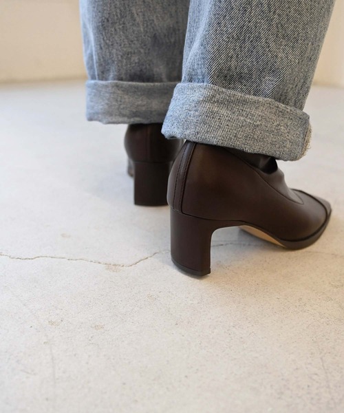 CANAL JEAN（キャナルジーン）の「LE VERNIS(ル・ベルニ) スキニーショートブーツ（ブーツ・レディース・ブラック/ダークブラウン・23/24/24.5/23.5）」の5枚目の写真