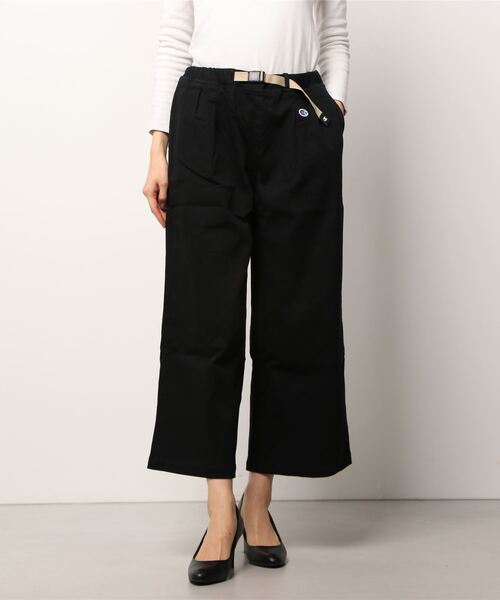 Champion（チャンピオン）の「【Champion/チャンピオン】レディース ロングパンツ（その他パンツ・レディース・ネイビー/ブラック/ベージュ系その他3/オリーブ・LARGE/MEDIUM）」の2枚目の写真