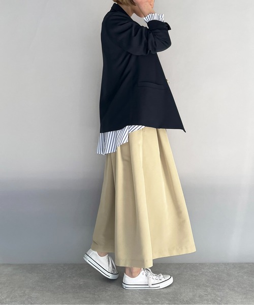 PICCIN(ピッチン)の「ゴールドボタンダブルジャケット(テーラードジャケット・レディース・ブラック/ネイビー/グレイッシュベージュ・M/L)」の7枚目の写真