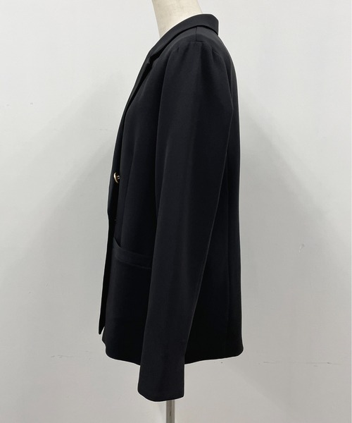 PICCIN(ピッチン)の「ゴールドボタンダブルジャケット(テーラードジャケット・レディース・ブラック/ネイビー/グレイッシュベージュ・M/L)」の18枚目の写真