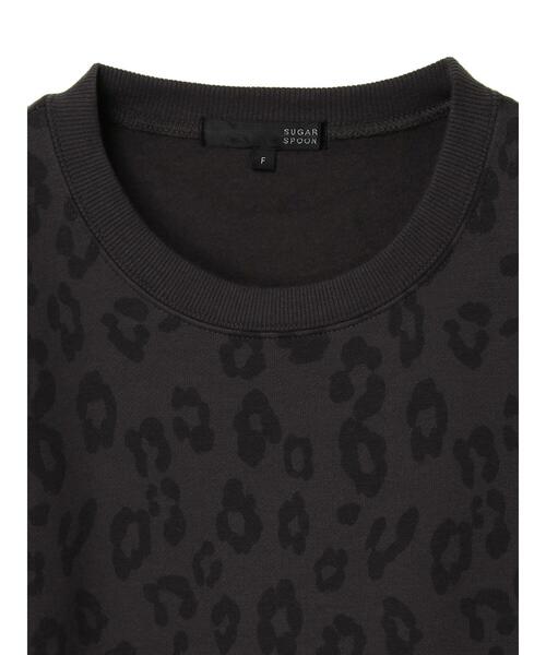 Sugar spoon(シュガースプーン)の「・SUGAR SPOON アニマルptプルオーバー*(スウェット・レディース・チャコールグレー/アイボリー/オフホワイト・FREE)」の16枚目の写真