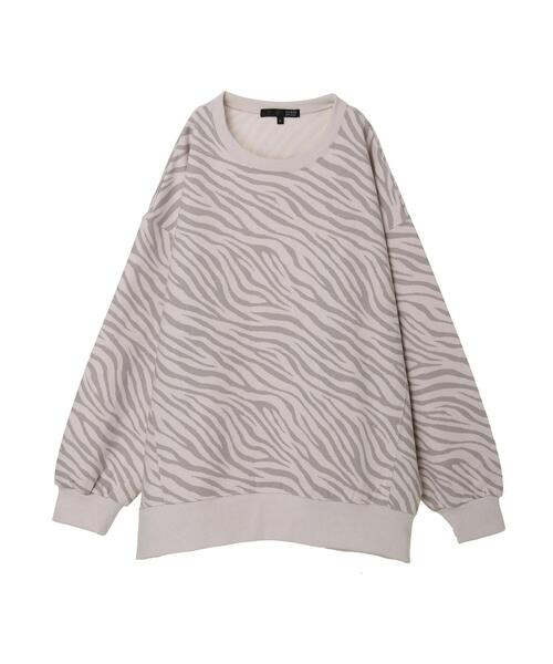 Sugar spoon(シュガースプーン)の「・SUGAR SPOON アニマルptプルオーバー*(スウェット・レディース・チャコールグレー/アイボリー/オフホワイト・FREE)」の21枚目の写真