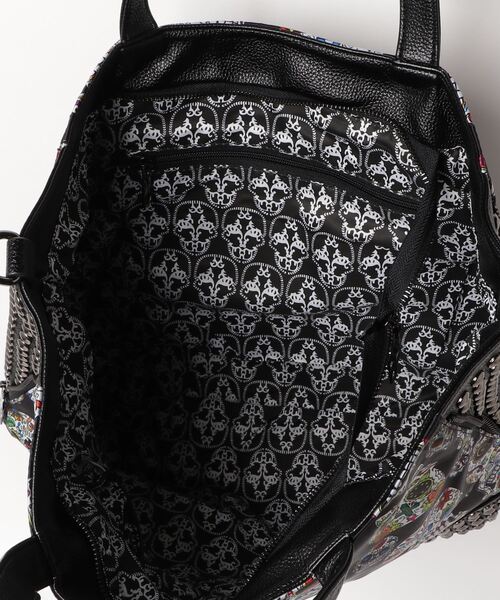 BLACK JACKALL CROWN(ブラックジャッカルクラウン)の「BLACK JACKALL CROWN ナイロン スタッズ デコレーション 2WAY トートバッグ ポーチ付き(トートバッグ・レディース・ブラック・FREE)」の15枚目の写真