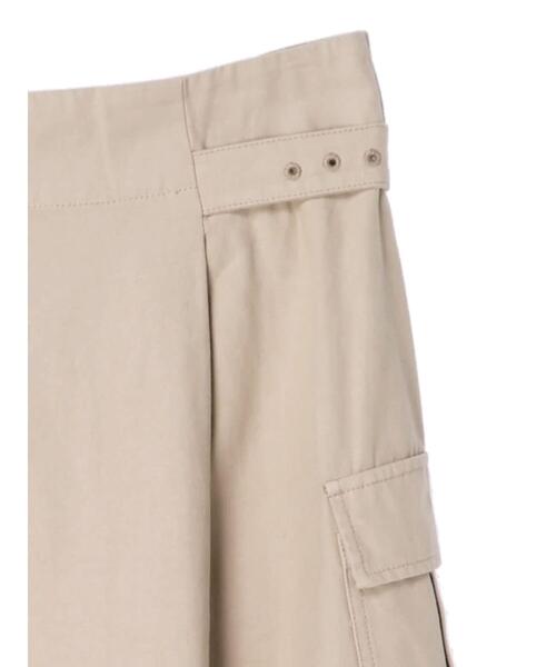 earth music&ecology（アースミュージックアンドエコロジー）の「綿ツイルワークスカート（スカート・レディース・カーキ/グレイッシュベージュ・FREE）」の22枚目の写真