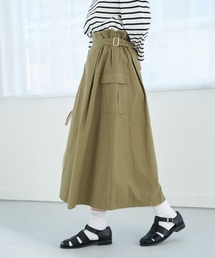 earth music&ecology | 綿ツイルワークスカート(スカート)