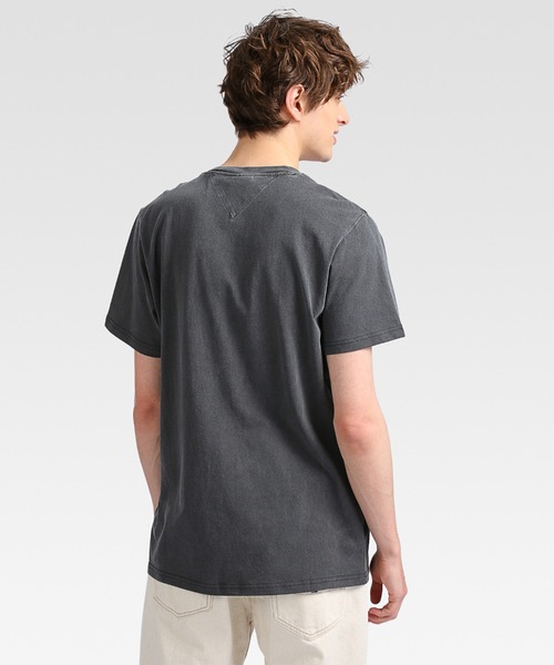 tommy jeans（トミー ジーンズ）の「ボックスロゴTシャツ（Tシャツ/カットソー・メンズ・ホワイト/ブラック/ピンク・SMALL/MEDIUM/LARGE/X-LARGE）」の4枚目の写真