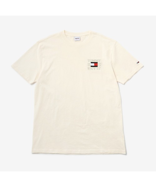 tommy jeans（トミー ジーンズ）の「ボックスロゴTシャツ（Tシャツ/カットソー・メンズ・ホワイト/ブラック/ピンク・SMALL/MEDIUM/LARGE/X-LARGE）」の7枚目の写真