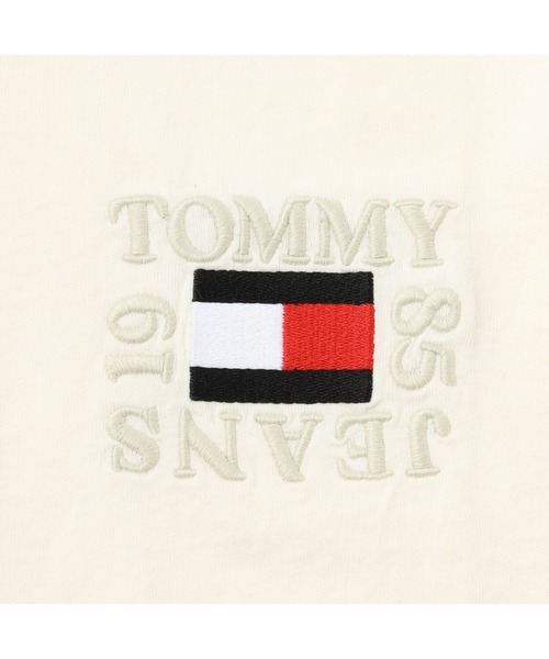 tommy jeans（トミー ジーンズ）の「ボックスロゴTシャツ（Tシャツ/カットソー・メンズ・ホワイト/ブラック/ピンク・SMALL/MEDIUM/LARGE/X-LARGE）」の10枚目の写真
