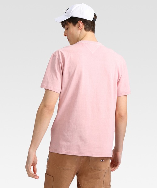 tommy jeans（トミー ジーンズ）の「ボックスロゴTシャツ（Tシャツ/カットソー・メンズ・ホワイト/ブラック/ピンク・SMALL/MEDIUM/LARGE/X-LARGE）」の16枚目の写真