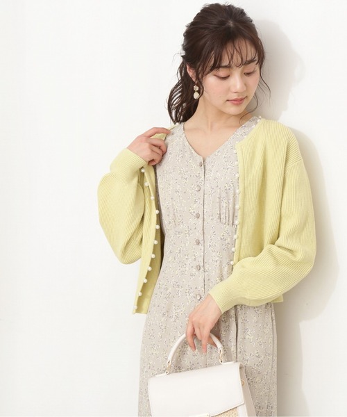 PROPORTION BODY DRESSING(プロポーションボディドレッシング)の「パールカーデ / 1212174201(カーディガン/ボレロ・レディース・ホワイト/ネイビー/イエロー・FREE)」の3枚目の写真