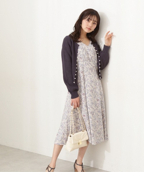 PROPORTION BODY DRESSING(プロポーションボディドレッシング)の「パールカーデ / 1212174201(カーディガン/ボレロ・レディース・ホワイト/ネイビー/イエロー・FREE)」の5枚目の写真