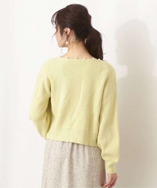 PROPORTION BODY DRESSING(プロポーションボディドレッシング)の「パールカーデ / 1212174201(カーディガン/ボレロ・レディース・ホワイト/ネイビー/イエロー・FREE)」の11枚目の写真