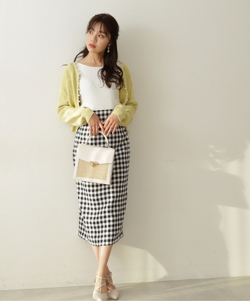 PROPORTION BODY DRESSING(プロポーションボディドレッシング)の「パールカーデ / 1212174201(カーディガン/ボレロ・レディース・ホワイト/ネイビー/イエロー・FREE)」の9枚目の写真