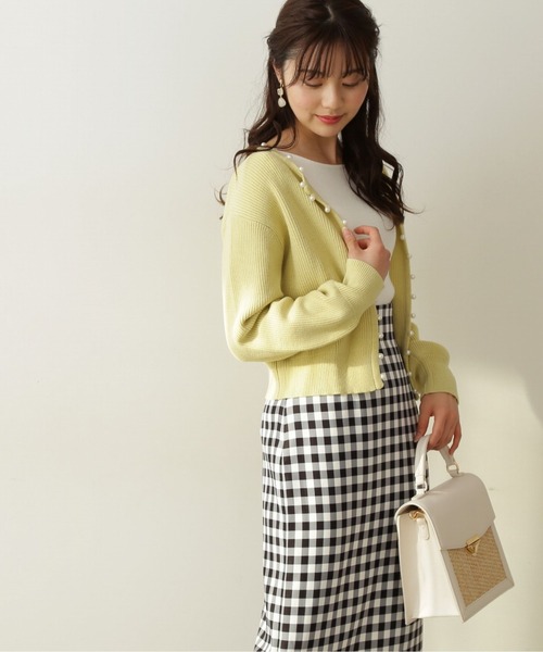 PROPORTION BODY DRESSING(プロポーションボディドレッシング)の「パールカーデ / 1212174201(カーディガン/ボレロ・レディース・ホワイト/ネイビー/イエロー・FREE)」の12枚目の写真