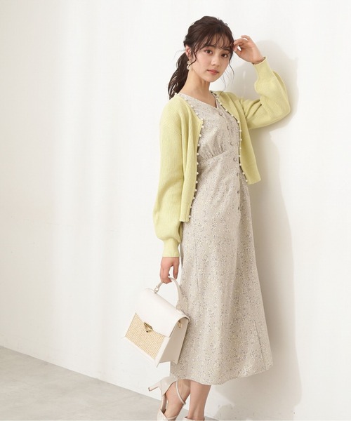 PROPORTION BODY DRESSING(プロポーションボディドレッシング)の「パールカーデ / 1212174201(カーディガン/ボレロ・レディース・ホワイト/ネイビー/イエロー・FREE)」の4枚目の写真