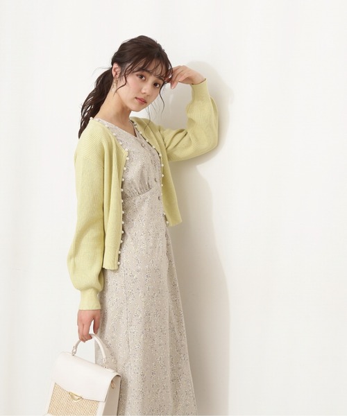 PROPORTION BODY DRESSING(プロポーションボディドレッシング)の「パールカーデ / 1212174201(カーディガン/ボレロ・レディース・ホワイト/ネイビー/イエロー・FREE)」の8枚目の写真