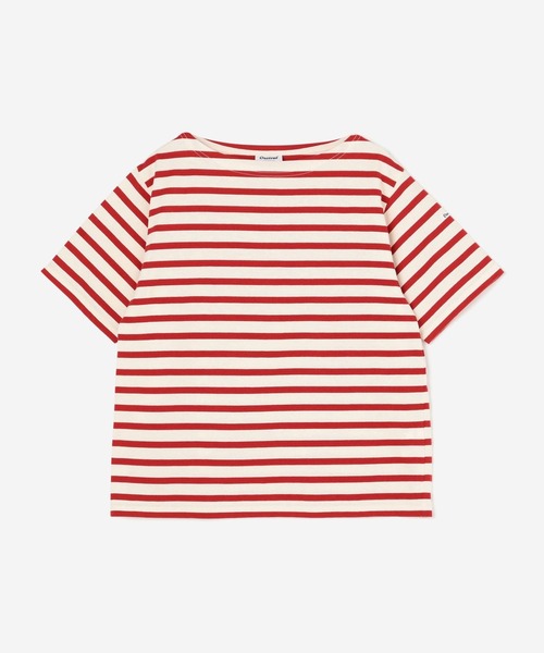 ORCIVAL オーシバル スビンジャージ ボートネック半袖Tシャツ