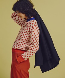 N.（N. Natural Beauty Basic） | ◆ポップジャガードニット(ニット/セーター)