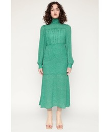 TINY DOT STAND TIE DRESS タイニー ドット スタンドタイ ドレス