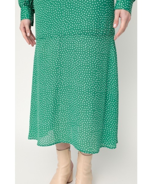 SLY(スライ)の「TINY DOT STAND TIE DRESS タイニー ドット スタンドタイ ドレス(ワンピース・レディース・ブラック系その他2/グリーン系その他2・FREE)」の14枚目の写真