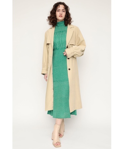 SLY(スライ)の「TINY DOT STAND TIE DRESS タイニー ドット スタンドタイ ドレス(ワンピース・レディース・ブラック系その他2/グリーン系その他2・FREE)」の18枚目の写真