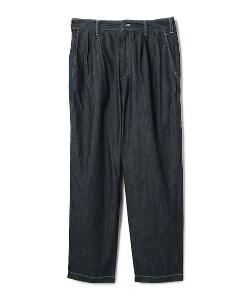 Schott/ショット/DOUBLE PLEATED CHAMBREY PANTS/ダブル プリーツ シャンブレーパンツ
