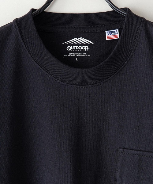 OUTDOOR PRODUCTS APPAREL(アウトドアプロダクツアパレル)の「USAコットンビッグシルエット 5分袖Tシャツ ワンポイントブランドロゴ(Tシャツ/カットソー・メンズ・カーキ/ベージュ/パープル/ブラック/ホワイト/ブルー系その他・X-LARGE/LARGE/MEDIUM)」の13枚目の写真