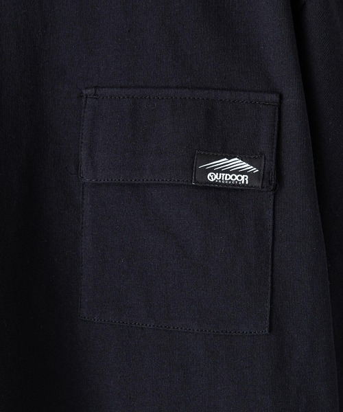 OUTDOOR PRODUCTS APPAREL(アウトドアプロダクツアパレル)の「USAコットンビッグシルエット 5分袖Tシャツ ワンポイントブランドロゴ(Tシャツ/カットソー・メンズ・カーキ/ベージュ/パープル/ブラック/ホワイト/ブルー系その他・X-LARGE/LARGE/MEDIUM)」の14枚目の写真