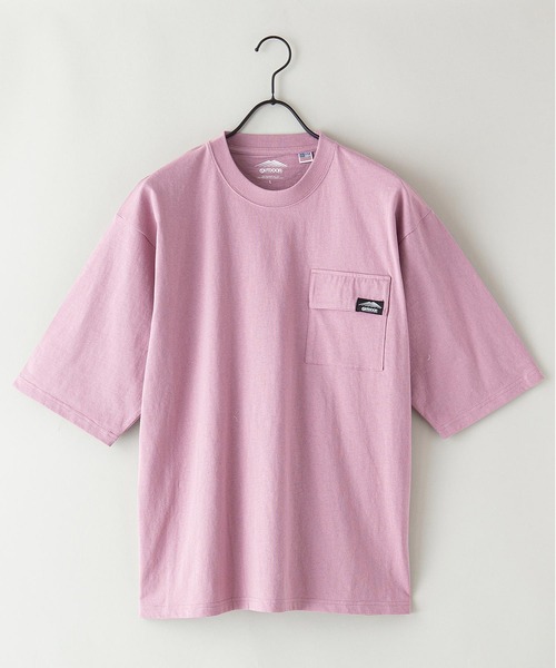 OUTDOOR PRODUCTS APPAREL(アウトドアプロダクツアパレル)の「USAコットンビッグシルエット 5分袖Tシャツ ワンポイントブランドロゴ(Tシャツ/カットソー・メンズ・カーキ/ベージュ/パープル/ブラック/ホワイト/ブルー系その他・X-LARGE/LARGE/MEDIUM)」の12枚目の写真