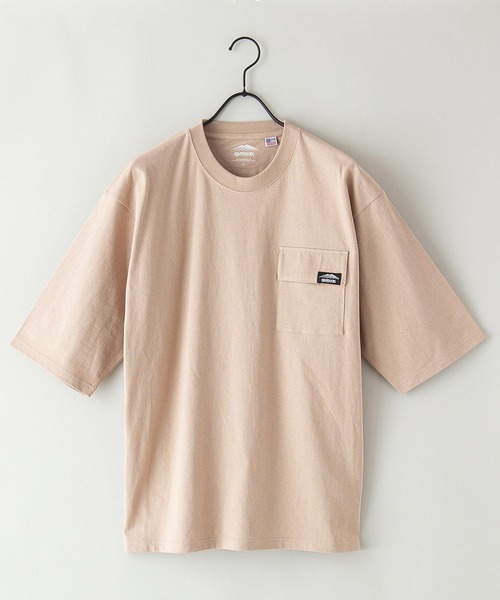 OUTDOOR PRODUCTS APPAREL(アウトドアプロダクツアパレル)の「USAコットンビッグシルエット 5分袖Tシャツ ワンポイントブランドロゴ(Tシャツ/カットソー・メンズ・カーキ/ベージュ/パープル/ブラック/ホワイト/ブルー系その他・X-LARGE/LARGE/MEDIUM)」の9枚目の写真