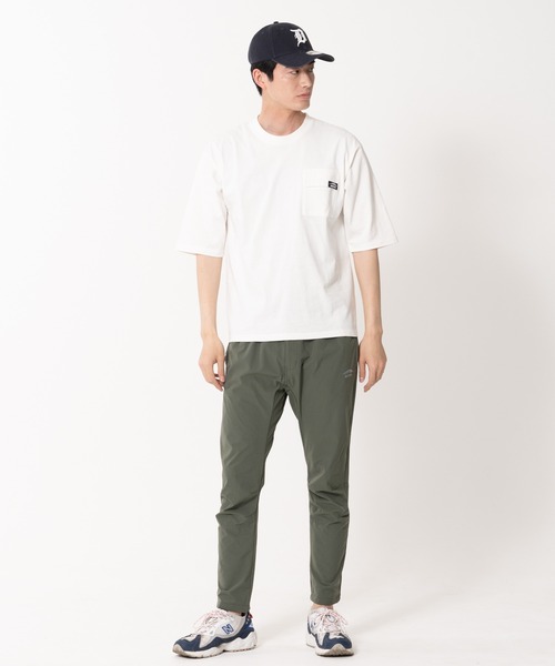 OUTDOOR PRODUCTS APPAREL(アウトドアプロダクツアパレル)の「USAコットンビッグシルエット 5分袖Tシャツ ワンポイントブランドロゴ(Tシャツ/カットソー・メンズ・カーキ/ベージュ/パープル/ブラック/ホワイト/ブルー系その他・X-LARGE/LARGE/MEDIUM)」の18枚目の写真