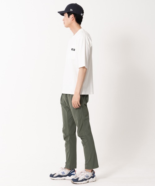 OUTDOOR PRODUCTS APPAREL(アウトドアプロダクツアパレル)の「USAコットンビッグシルエット 5分袖Tシャツ ワンポイントブランドロゴ(Tシャツ/カットソー・メンズ・カーキ/ベージュ/パープル/ブラック/ホワイト/ブルー系その他・X-LARGE/LARGE/MEDIUM)」の21枚目の写真