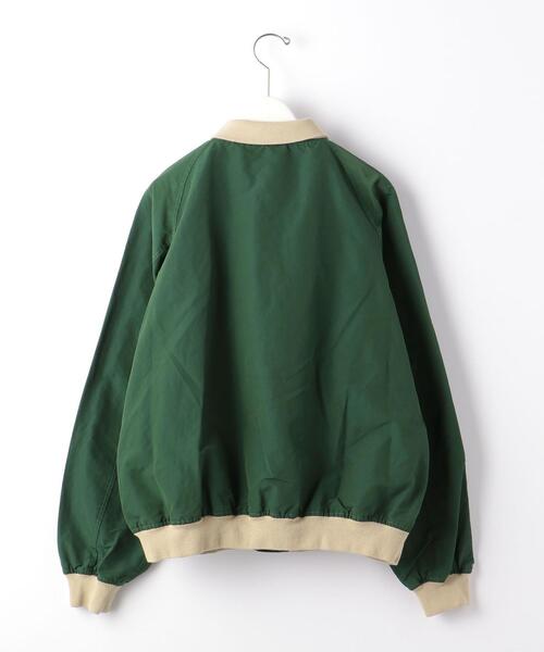 MONKEY TIME（モンキータイム）の「＜QUIGLEY＞ 60/40 CLTH JKT/ジャケット（スタジャン・メンズ・ブラック/ダークグリーン・M/L）」の7枚目の写真