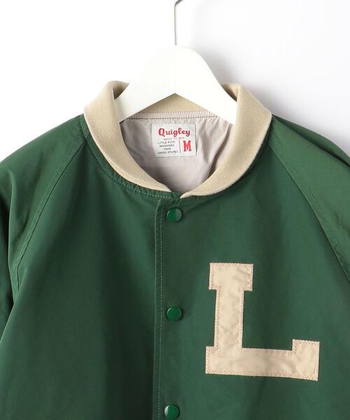 MONKEY TIME（モンキータイム）の「＜QUIGLEY＞ 60/40 CLTH JKT/ジャケット（スタジャン・メンズ・ブラック/ダークグリーン・M/L）」の8枚目の写真