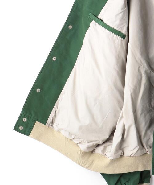 MONKEY TIME（モンキータイム）の「＜QUIGLEY＞ 60/40 CLTH JKT/ジャケット（スタジャン・メンズ・ブラック/ダークグリーン・M/L）」の10枚目の写真